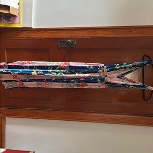 Express Floral Maxi Dress in Pink and Blue